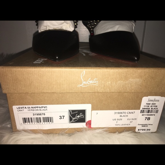 Christian Louboutin Levita 55 Nappa PVC Pump - Picture 11 of 14